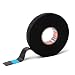 Produktbild tesa PET Vlies Gewebeband Klebeband (19mm x 25m), Farbe: schwarz, für Haushalt oder Kfz Kabelbäume