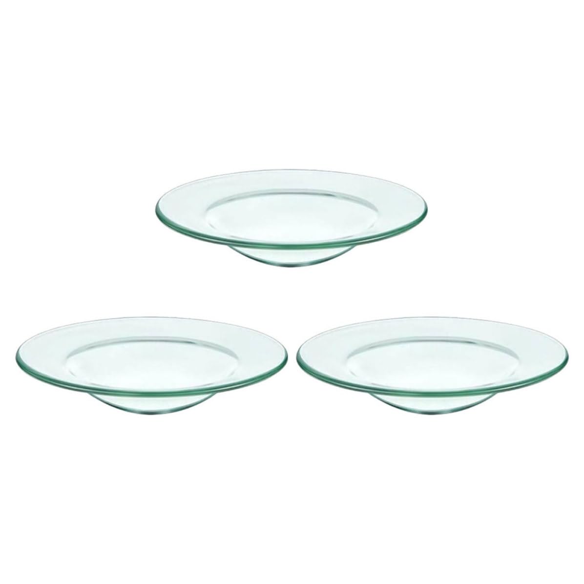 Soporte de Velas de Té Operitacx en Vidrio Verde Claro de Alta Calidad y Diseño Estilizado