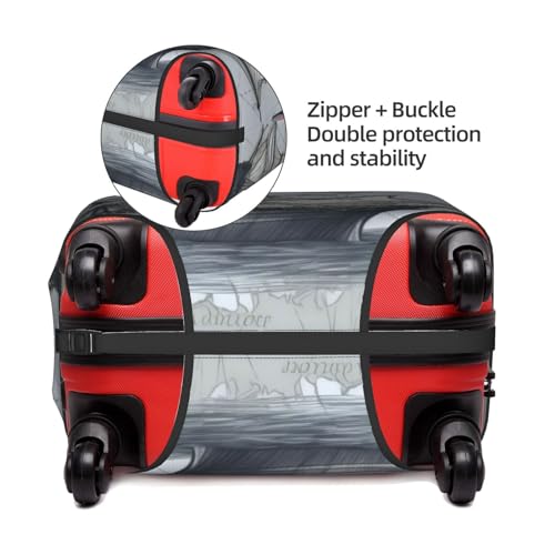 FEMOS Boat Map - Travel Suitcase Cover Elastic Luggage Covers Trolley Protector Cover Fits 18-32 Inch Luggage4