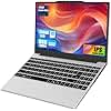 2025 Neueste Tragbarer Laptop für Studenten und Unternehmen,14 Zoll Notebook Computer FHD IPS Display,8GB RAM 256GB SSD,Celeron N5095(Bis zu 2.9GHz,Beats N4020),QWERTY Numerische Tastatur,WiFi,Webcam