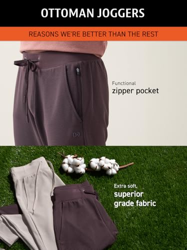 Image of DAMENSCH Men's Regular Fit Mid Rise Ottoman Joggers | Stylish Joggers for Casual Wear