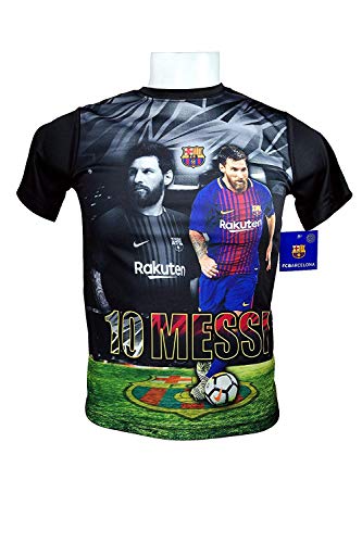 HKY FC Barcelona Official Messi Signature Youth Soccer Jersey -02 YL
