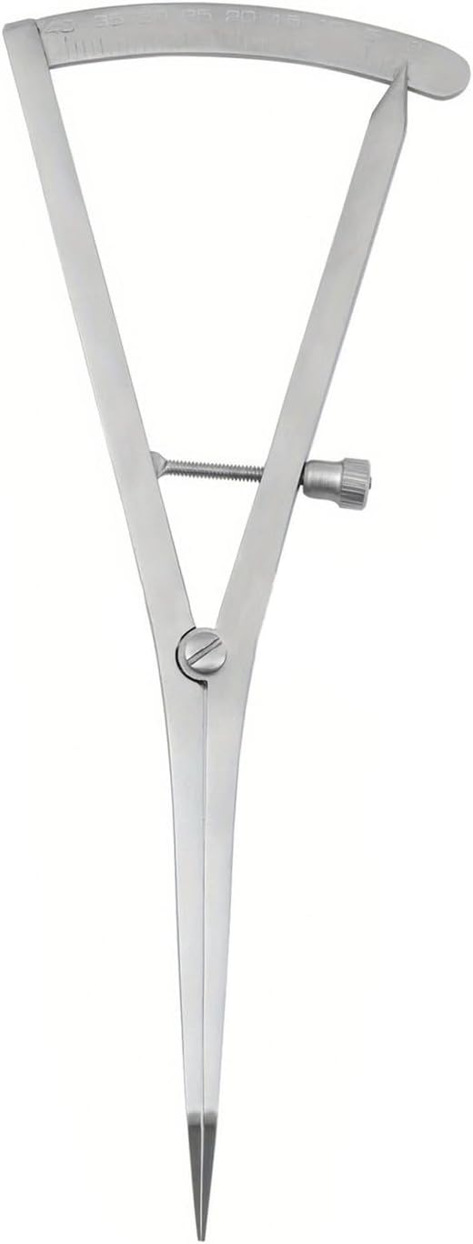 Odontological Insert Measure Verbal Procedure Instrument Double Size Preferences Rustless Construction for Accurate Bone Measurements High Accuracy Odontological Measure