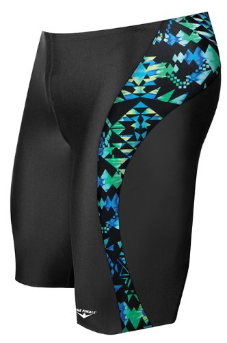 The Finals Men's Aztec Splice Jammer, Blue/Green, Size 30
