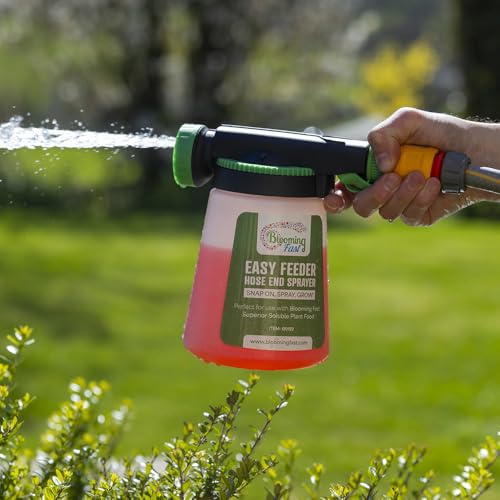 YouGarden Easy Feeder Hose End Sprayer Fertiliser Applicator Ready To Use Garden Feeding Tool For Pots Borders Lawns