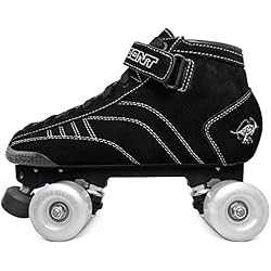 Patines Bont Bont Prostar - Patines profesionales de gamuza negra con ruedas LED con luces brillantes, para interiores y exteriores (Bont 3.5)