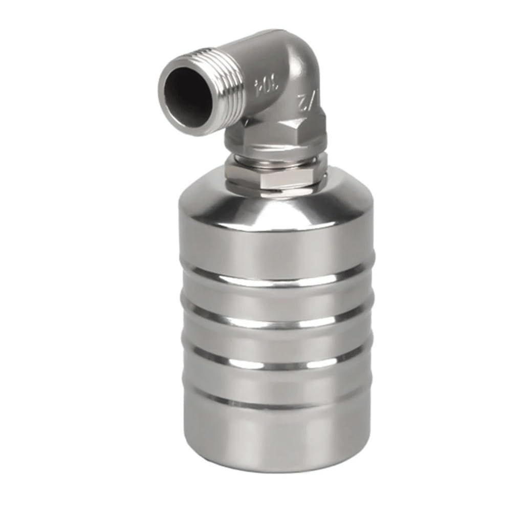 1/2 Inch 304 Stainless Steel Floating Ball Valve for Automatic Water Level Control - Durable Shutoff Valve