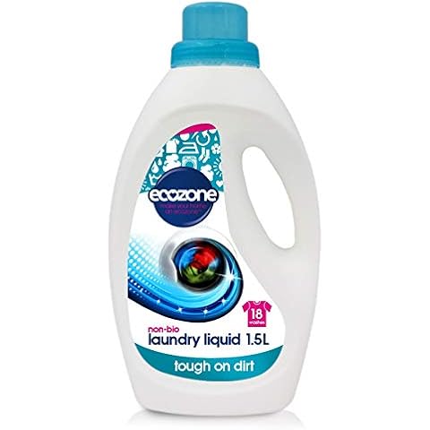 Ecozone Non-Bio Laundry Liquid, 1500ml, 18 Washes, Tough On Dirt Cover