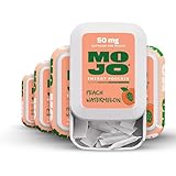 MOJO Energy Pouches Peach Watermelon Flavor, 50 mg per Caffeine Pouch, 15 Pouches, 5-Pack
