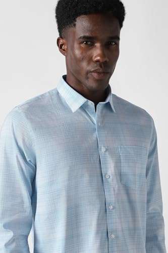 Image of Van Heusen Mens Checkered Full Sleeve Shirt | Timeless Pattern | Smart Comfortable Styling
