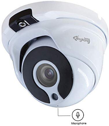 POE IP Camera,KingkongSmart 1080P Home Security Surveillance Camera with Sound, IR Night Vision, Remote Viewing,IP67 Waterproof Dome Camera for Outdoor and Indoor,Support Onvif