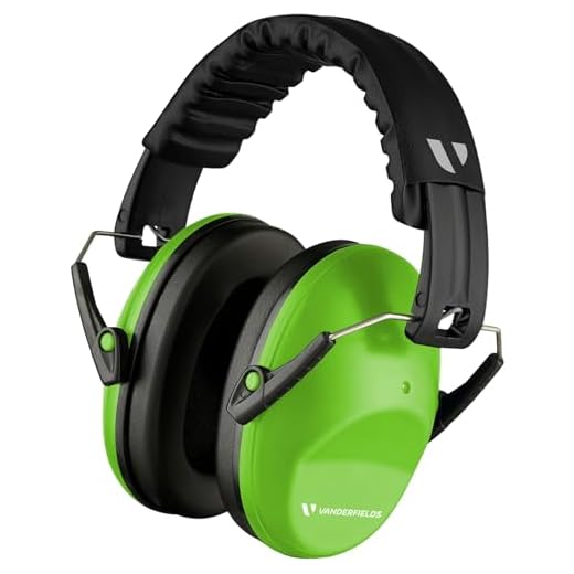Bullerskydd hörlurar barn – hörselskydd hörselskydd skyddande hörlurar, Grön, En Storlek