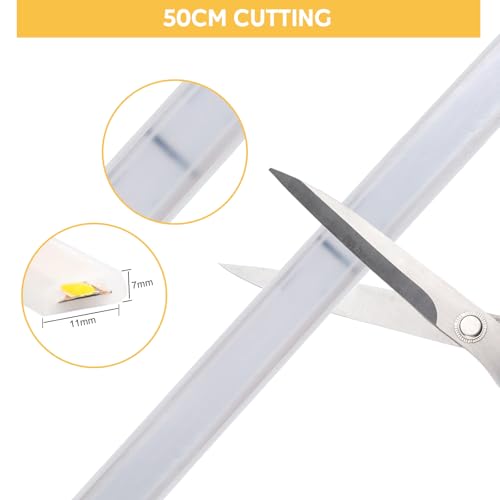 Tira LED COB 2m 110V IP67 Blanco Frío 6000K miniatura 5