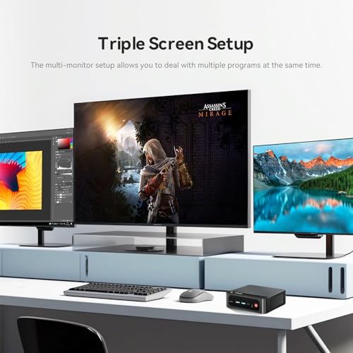 Beelink SER5 Mini PC, Ryzen 5 5500U(6C/12T up to 4,0Ghz), AMD Mini Computer 16GB DDR4 500GB M.2 NVMe SSD, 4K Triple Display, HDMI/DP/Type-C, 2.5G LAN,WiFi6, BT5.2 - Image 8