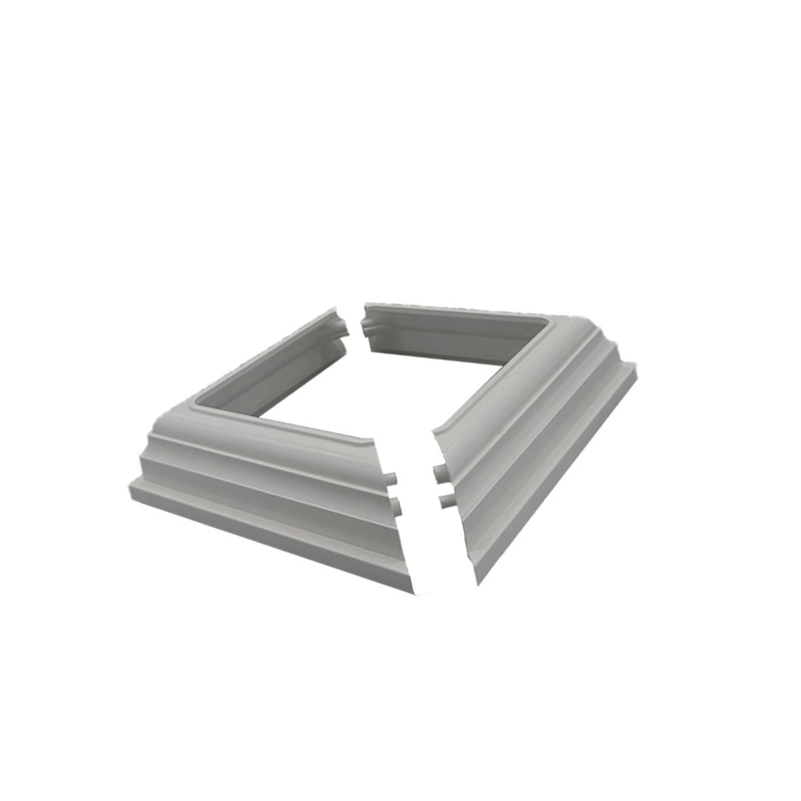 Type Fence Post Skirt Railing Decorative Base PVC Posts Column Wraps for Easy Installation and Maintenance for Hand and Stair Rails