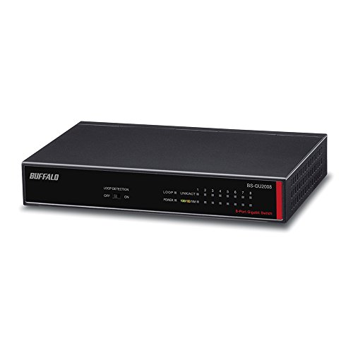 Amazon | BUFFALO レイヤー2 Giga アンマネージスイッチ 8ポートモデル