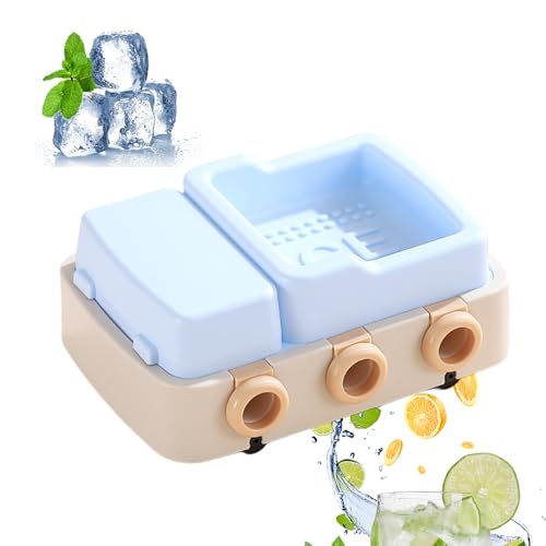 ETUCYNG Molde Para Helados | Molde Reutilizable De Fácil Desmoldeo Con Tapa Y Diseño Animado - Forma Para Helados De Caseros,Para Fruta Pudín Gelatina Yogur Caramelo Chocolate