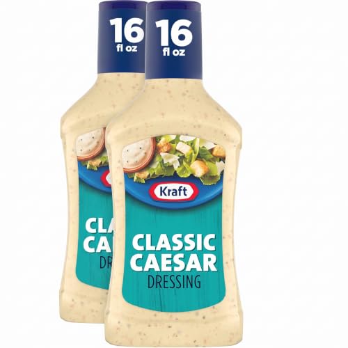 Kraft Salad Dressing, Caesar, 16 oz (Pack of 2)