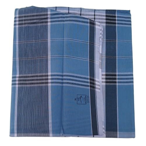 chank Lungi Soft Quality (Multi-Color Fancy Designed) Lungi (2.25 Meters) XL Size 162 Model Offer Pack Lungi #Soft (Please See All Images) (Same Design you Received)-picture-36
