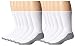 Dickies Men's All-Purpose Work Stain Resister Crew Socks (6/12 Packs), White (12 Pair), Shoe Size: 6-12