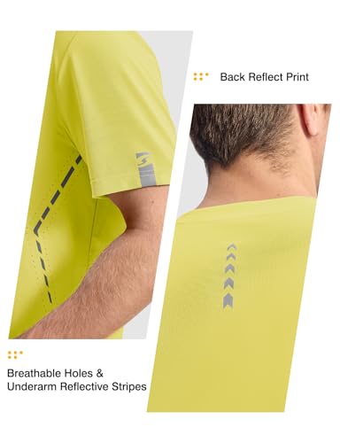 Rdruko Mens Athletic Shirts Dry Fit Short Sleeve Moisture Wicking Workout Shirts Breathable Cool Running Gym T-Shirt4