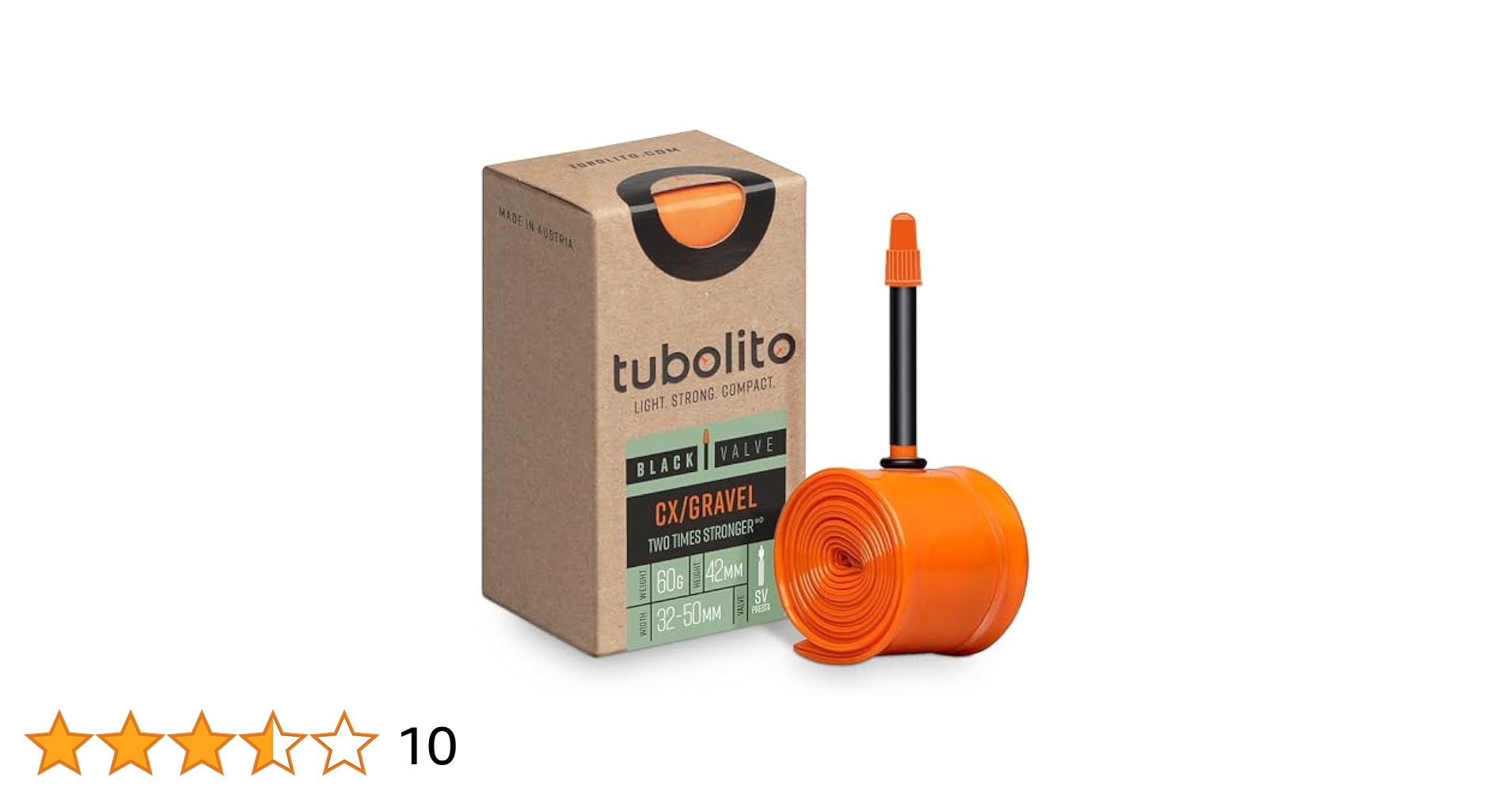 TUBOLITO（チューボリート）700C 仏式42mm チューブ　2本組 Amazon | Tubolito CX/Gravel 700C x 32-50mm、42mm / 60mm 仏式