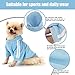 QiCheng&LYS Hundemantel Hund Hoodies Kleidung, Pet Puppy Katze Niedlicher Baumwoll Warm Hoodies Coat Pullover (Blau, S)