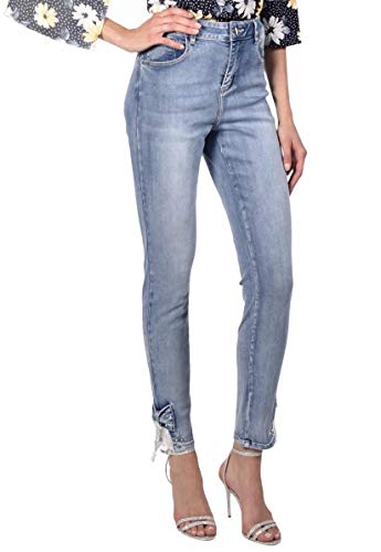 Frank Lyman Mujer Jeans Estilo 216109U, Azul claro, X-Small