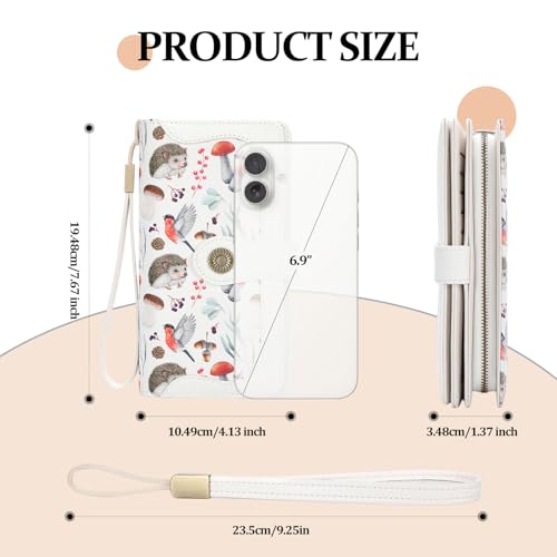 Image of FALAN MULE Wallets for Women Trifold Wristlet Wallets Large Capacity RFID Blocking Ladies Purse Credit Card Holder
