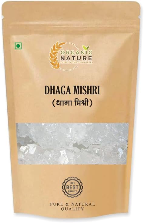 ORGANIC NATURE Dhaga Mishri|Thread Crystal (900 Gram)