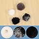 Bzocio Universal Lavalier Mikrofon Pelz Windschutzscheibe Windschutzscheibe Wind Muff Weich für Lavalier Mikrofon 5Mm