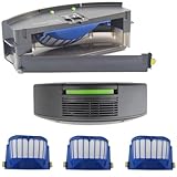Replacement dust bin box parts accessories compatible with Irobot Roomba 680,681,685,690,695 ONLY,1 dust bin,3 additional filters