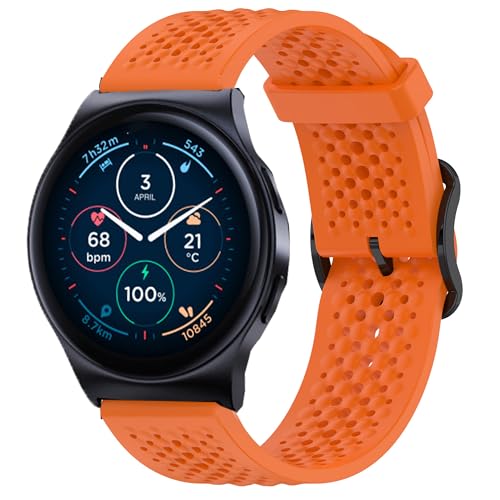 Correas compatibles Lamshaw para relojes Moto Watch 20mm y 22mm miniatura 1