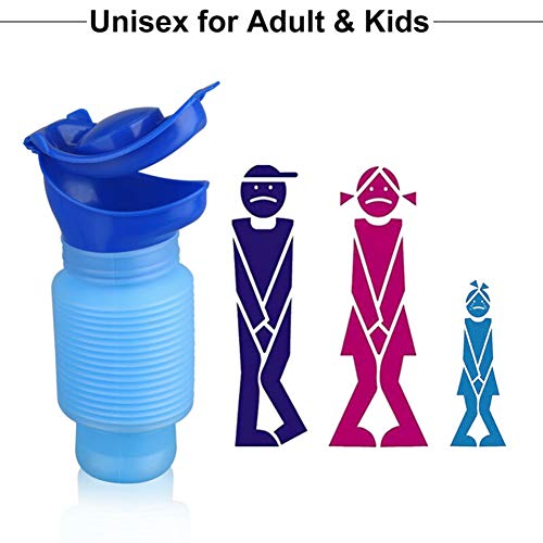 Car Emergency Urinal, 750ML Car Emergency Urinal Portable Camping Shrinkable Mobile Pocket Toilet by Keenso - Image 7