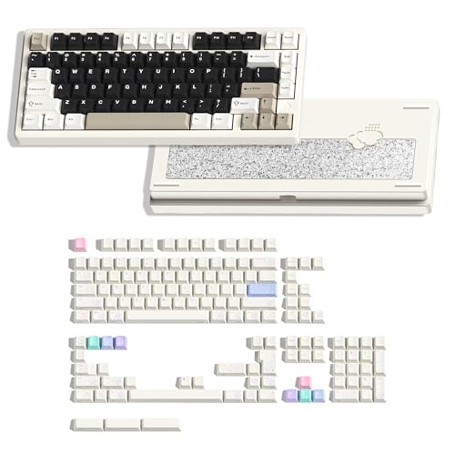 WOBKEY Rainy 75 ���J�j�J���L�[�{�[�h(Pro (�z���C�g �p���z��))�{Star Pup PBT �L�[�L���b�v�Z�b�g 143�L�[