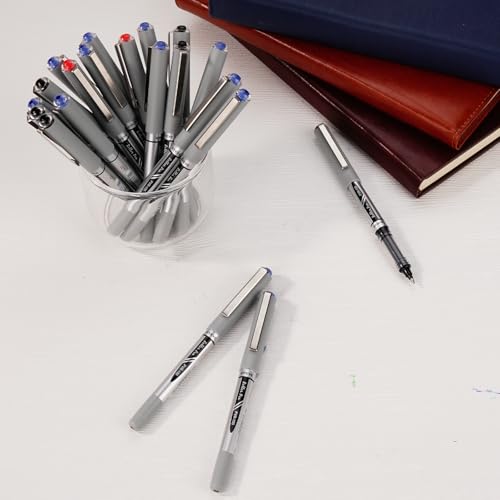 EYEYE Lot de 12 stylos à bille à encre liquide, pointe grasse de 1 mm – vue 7