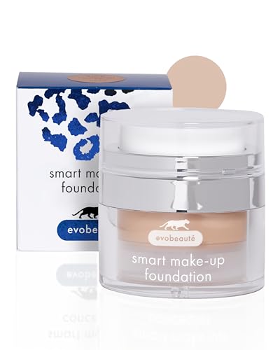 evovisage Smart Make-up Foundation “light” 15 ml | Base de maquillaje líquida para un cutis radiante | Primer de larga duración