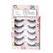 5 Pairs 3D False Eyelashes Flexible False Lashes Reusable Handmade Cross Fake Eye Lashes for Makeup Natural Looking Black Eyelashes LK LANKIZ