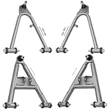 Caltric Front Lower & Upper A-Arms Compatible with Yamaha Warrior 350 Yfm350X Yfm-350X 1989-2003