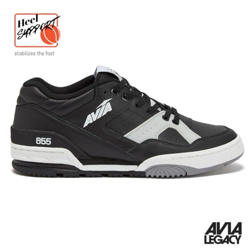 Avia 855 Men’s Basketball Shoes, Low Top Retro Sneakers for Indoor or Outdoor, Street or Court, Sizes 7 to 152