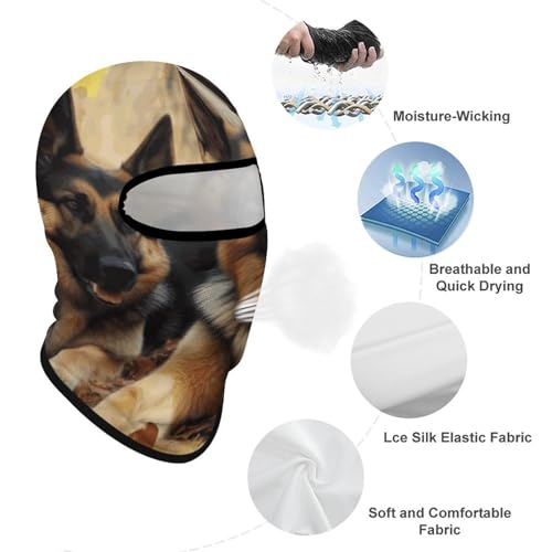 Balaclava para Hombre y Mujer, Máscara Completa para Ciclismo y Actividades miniatura 3