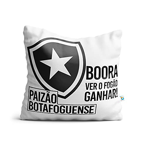Kit Caneca e Almofada Pai que Ama o Botafogo