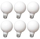 FUTIME G25/G80 LED Globe Light Bulbs, 5W LED...