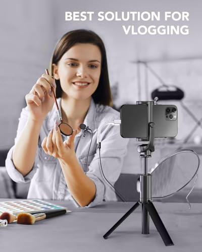 Image of CERLINK Clip-On Lavalier Microphone with Case | 3.5mm Collar Mic for Clear Voice Recording | Compatible with Smartphones, PC & Laptop | for YouTube, Vlogging & Interviews | 1.5M