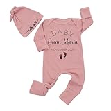STALOFAZ Custom Name Baby Bodysuit Boys Girls Coming Home Outfit Personalized Romper Baby Shower Neutral Gender Clothes