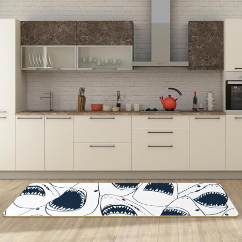 Tapete absorbente de cocina lavable con reverso antideslizante para pasillo y cuarto de lavado 3