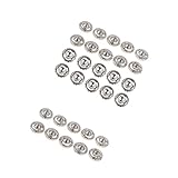 Ideal für Kreiselersatzteile T TOOYFUL 30 Stück Metall Performance Ersatzteilspitzen Kits Kämpfen Ersatz