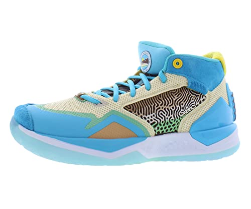 New Balance Kawhi Boys Shoes Size 6, Color: Aqua/Multi