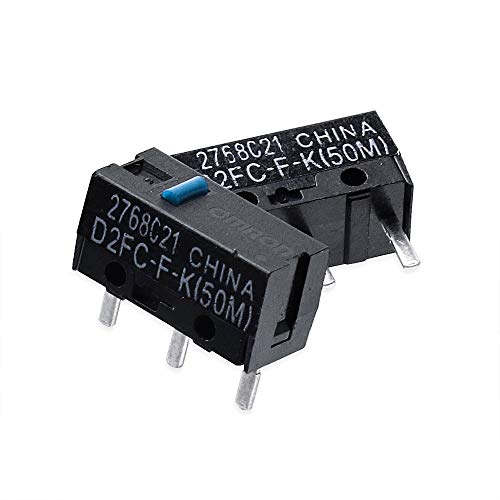 HUYUN Micro Switch Microswitches, D2FC-F-K(50M)*5pcs