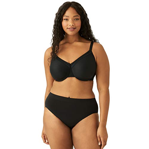 Wacoal Womens Perfect Primer Underwire Full Coverage Bra, Black, 38I Us #TOP1